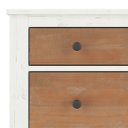 Ver imagem 5 de Cômoda Rústica 4 gavetas - Madeira maciça Lutz Home Decor 1034 Marrom