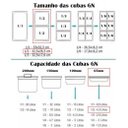Ver imagem 2 de Kit 2 Cubas Gn's 1/2 65mm + Tampas
