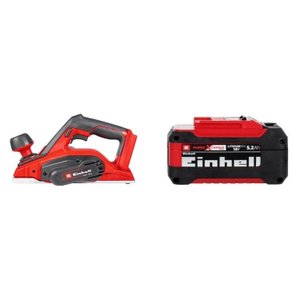 Kit Plaina a Bateria Te-pl 18/82 Li - Solo com Bateria Power X-change 18v 5,2ah Plus Einhell