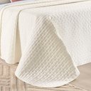 Ver imagem 5 de Kit Cobre Leito Colcha Quality Casal 3 Peças Percale 200 Fios Bordado - Palha