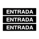 Ver imagem 1 de Combo 6 Placas De Sinalização Entrada 30x7 Acesso - A-422 F9e
