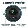 Massageador Pulso Elétrico Perna Pés Ems Pé - Preto - Bivolt - 4