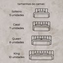 Ver imagem 7 de Kit 10 Módulos Estofados Cabeceira Cama Casal 20x60cm