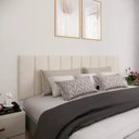 Ver imagem 3 de Kit 10 Módulos Estofados Cabeceira Cama Casal 20x60cm