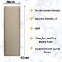 Ver imagem 6 de Kit 10 Módulos Estofados Cabeceira Cama Casal 20x60cm