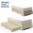 Ver imagem 3 de Cama Box com Colchão de Espuma D45 Pillow Top Ortopédico Domo + Auxiliar de Espuma Unique Solteiro