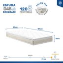 Ver imagem 7 de Cama Box com Colchão de Espuma D45 Pillow Top Ortopédico Domo + Auxiliar de Espuma Unique Solteiro