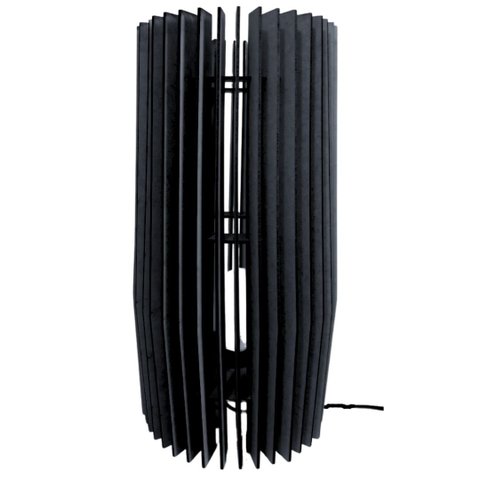 Abajur LEBLON de Mesa -:Preto/Kit com 2 - 40x20cm e 20x20cm