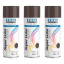 Ver imagem 1 de Tinta Aerossol Marrom Uso Geral 350 Ml/250g Kit 3