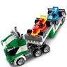 Brinquedo Lego Creator Transportador de Carros de Corrida 3 em 1 Guindaste e Mini Rebocador - 2