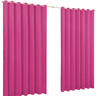Cortinas Quarto Infantil Menina Rosa 2.00x1.70 em microfibra:Pink - 1