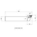 Ver imagem 3 de Suporte Torneamento Externo 25x25 - Mtjnr 2525 M16 - Tnmg 16