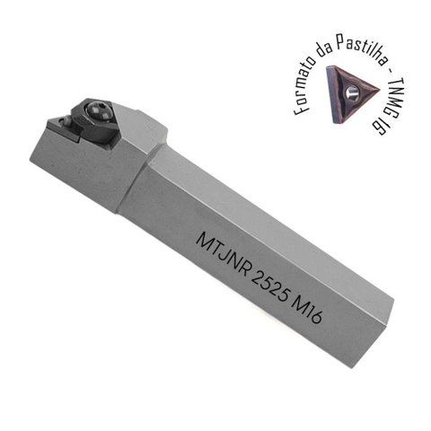 Suporte Torneamento Externo 25x25 - Mtjnr 2525 M16 - Tnmg 16