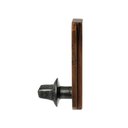 Ver imagem 2 de Lembrança FEPASA Cabide Bolsa Toalha Personalizado Original Autêntico Em Madeira E Aço SAT Cabide Le