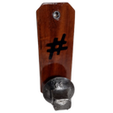 Ver imagem 4 de Lembrança FEPASA Cabide Bolsa Toalha Personalizado Original Autêntico Em Madeira E Aço SAT Cabide Le