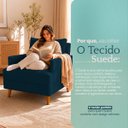 Ver imagem 7 de Kit 2 Poltronas Decorativas Serena Suede para Sala Recepção Escritório Conforto Luxo Contemporâneas