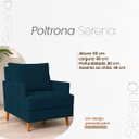 Ver mais imagens de Kit 2 Poltronas Decorativas Serena Suede para Sala Recepção Escritório Conforto Luxo Contemporâneas