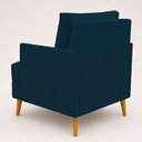 Ver imagem 3 de Kit 2 Poltronas Decorativas Serena Suede para Sala Recepção Escritório Conforto Luxo Contemporâneas