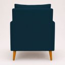 Ver imagem 4 de Kit 2 Poltronas Decorativas Serena Suede para Sala Recepção Escritório Conforto Luxo Contemporâneas