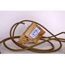 Ver imagem 1 de Extensão Madeira Régua Elétrica 1 Tomada Branca Cor do Cabo:preto e Dourado