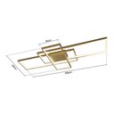 Ver imagem 5 de Plafon Skylight Puzzle 3072 Led Bivolt Dourado