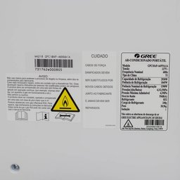 Ar Condicionado Portátil Aovia Gree 10000 BTUs R32 Frio 127V GPC10AP-A6NNA1A - 11