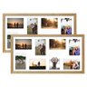 Kit 2 Multifoto 16 Fotos 10x15 Porta Retrato de Parede 30x60 - 1