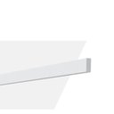 Ver imagem 3 de Kit c/5 Barras Boiserie/Ripado de POLIESTIRENOM2 10MMX2,5CMX2M 10m Branco Nmc Pisos