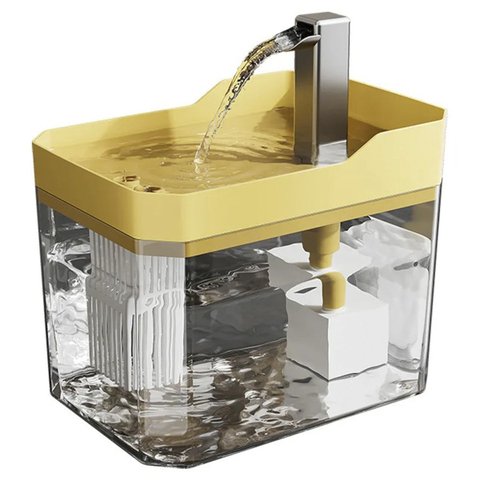 Bebedouro Fonte Agua Automatico Gato Pet Cachorro Cao Animais Estimaçao Bomba Potavel Hidrataçao Sil