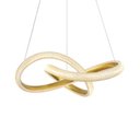 Ver imagem 1 de Lustre Pendente Skylight Strip 3117 Dourado Led Bivolt