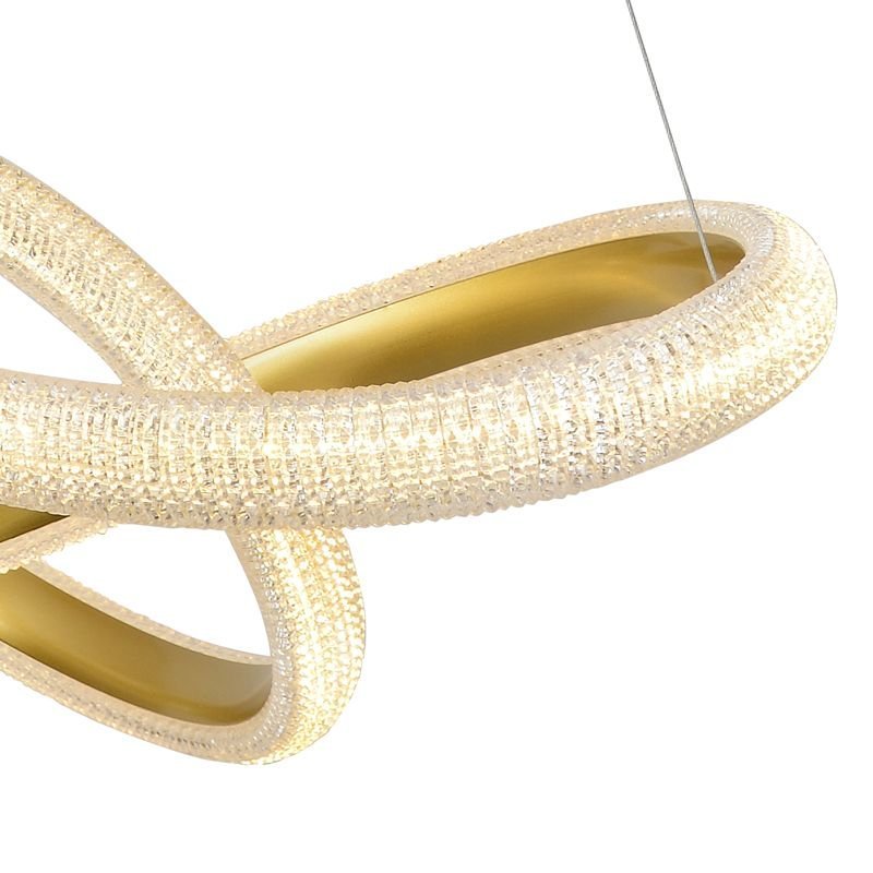 Lustre Pendente Skylight Strip 3117 Dourado Led Bivolt - 2