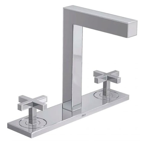 Misturador de Mesa Lavatório Bica Alta Quadratta Clássica 1/2" Cromado - 1877.c85