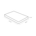 Ver imagem 6 de Cama Box Conjugado Solteiro Cama Auxiliar (88x188x37) - Ortobom Preto