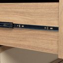 Ver imagem 4 de Cômoda Square para Quarto 3 Gavetas 100% MDF Pés de Metal 80cm Telinha Rattan Tauari Casavee