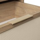 Ver imagem 2 de Cômoda Square 3 Gavetas 93 Cm X 80 Cm X 45 Cm Tauari - Telinha Rattan