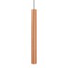 Luminária Pendente de Teto Tubo Cobre Sala Lavabo 40cm GU10 - 1