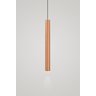Luminária Pendente de Teto Tubo Cobre Sala Lavabo 40cm GU10 - 2