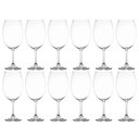 Ver imagem 1 de Jogo 12 Taças Cristal Vinho Tinto Branco Rose 580ml Degustação Mesa Posta Lyor