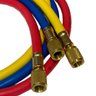 Conjunto com Mangueiras de 90cm para Manifold - Gás R12/r22/r134/r404/r407/r502 - 2