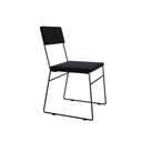 Ver imagem 1 de Kit 2 Cadeiras de Jantar Estofada Málaga Veludo Preto