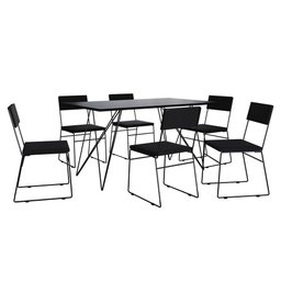 Kit 2 Cadeiras de Jantar Estofada Málaga Veludo Preto - 3