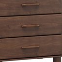 Ver mais imagens de Cômoda para Quarto Closet 4 Gavetas Madeira Maciça Zahav F06 Café - Lyam Decor