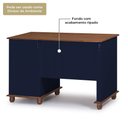 Ver imagem 3 de Escrivaninha 3 Gavetas Suporte Teclado e Divisor de Ambiente 50605 Linz Moveis