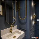 Ver imagem 3 de Kit C/10 Barras Boiserie / Ripado de Poliestireno M2 - 10mm X 2,5cm X 2m 20m