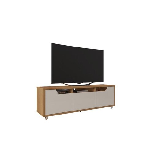 Rack para Tv Jersey 1.60m 1 Gaveta Cedro/off White - Casa D