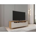 Ver imagem 3 de Rack para Tv Jersey 1.60m 1 Gaveta Cedro/off White - Casa D