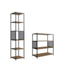 Ver imagem 2 de Conjunto Estantes Estilo Industrial 2 Peças P1024 P1023