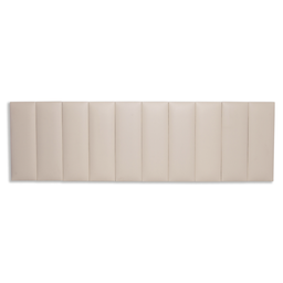 Cabeceira King Modulada Reta Cama Box Corino Marfim - 3