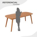 Ver imagem 5 de Mesa 180cm x 80cm MDF Laminado Ceci Yescasa Marrom
