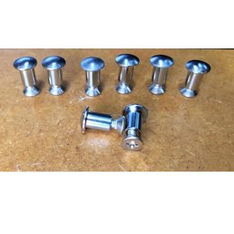 8 X Parafuso de Dobradiça Tampa Assento Vaso Sanitário Rebit - 1